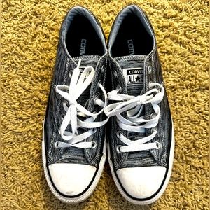 Slightly Worn Grey Converse